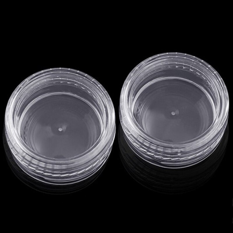 10pc Mini Refillable Container Storage Bottle Cosmetic Empty Jar Acrylic Pot Eyeshadow Acrylic Makeup Bottle Jar Face Cream Box