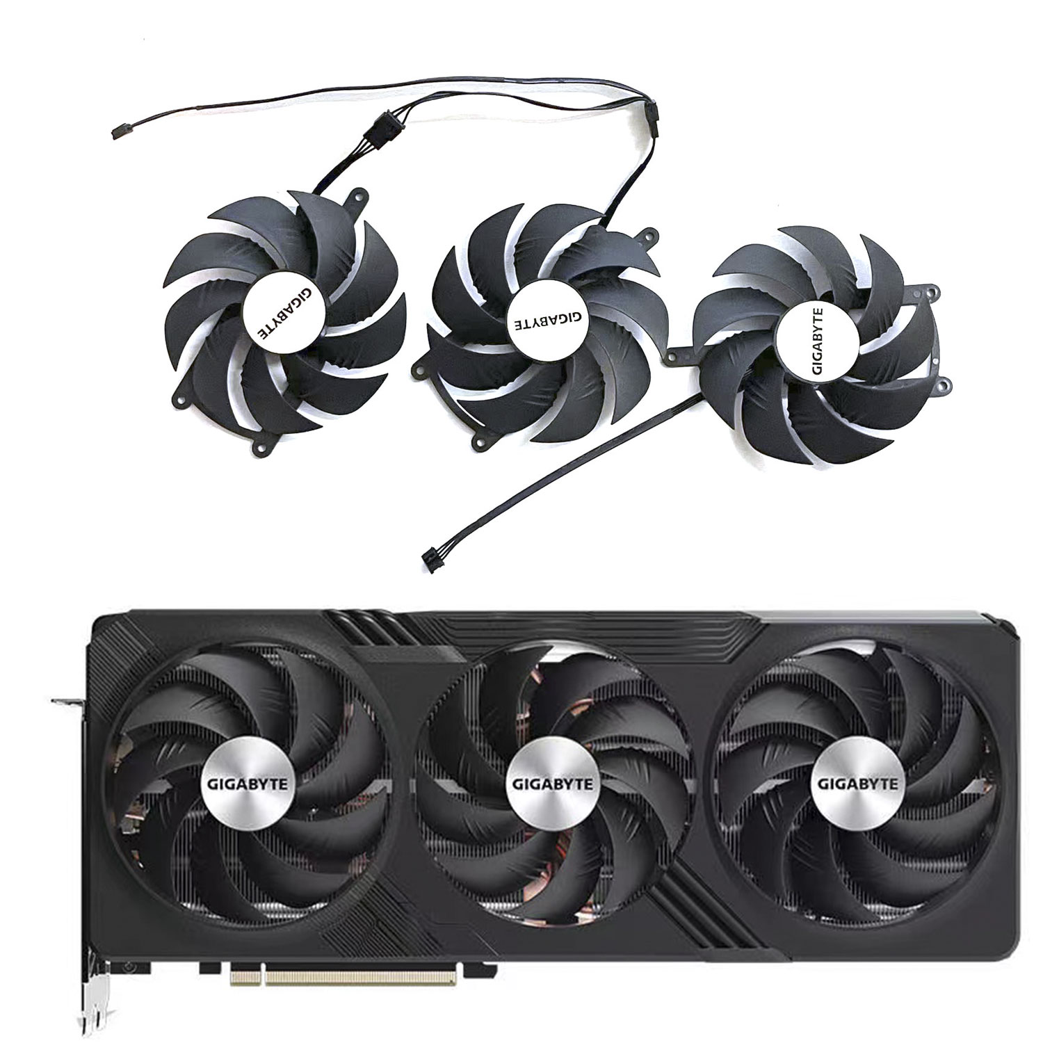 95MM 4PIN DC 12V 0.65A RX 7900XT GPU Fan for Gigabyte Radeon RX 7900 XTX GAMING Fan