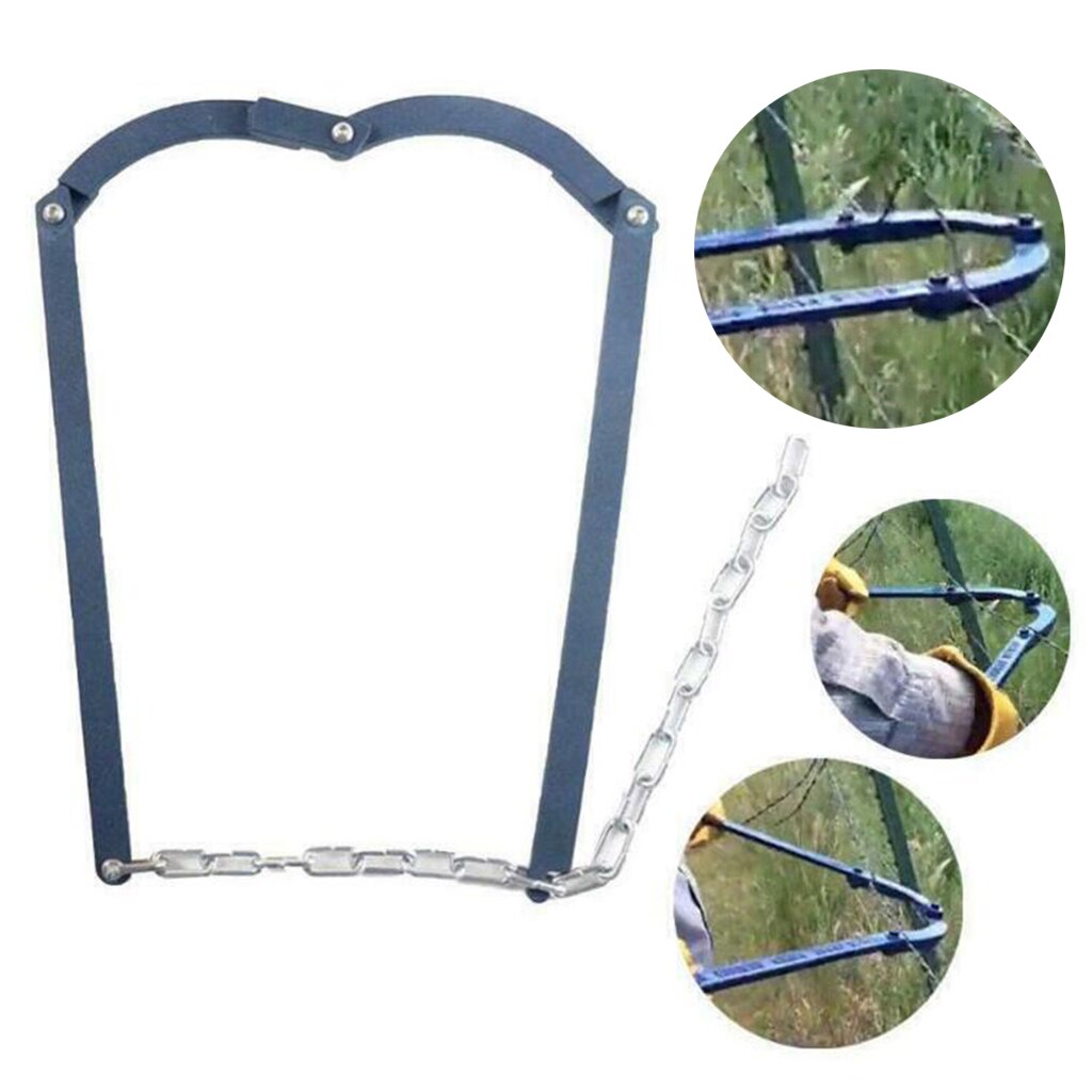 20inch Farm Fence Strainer Repair Tool Wire Tightener Durable Metal Chain 525mm