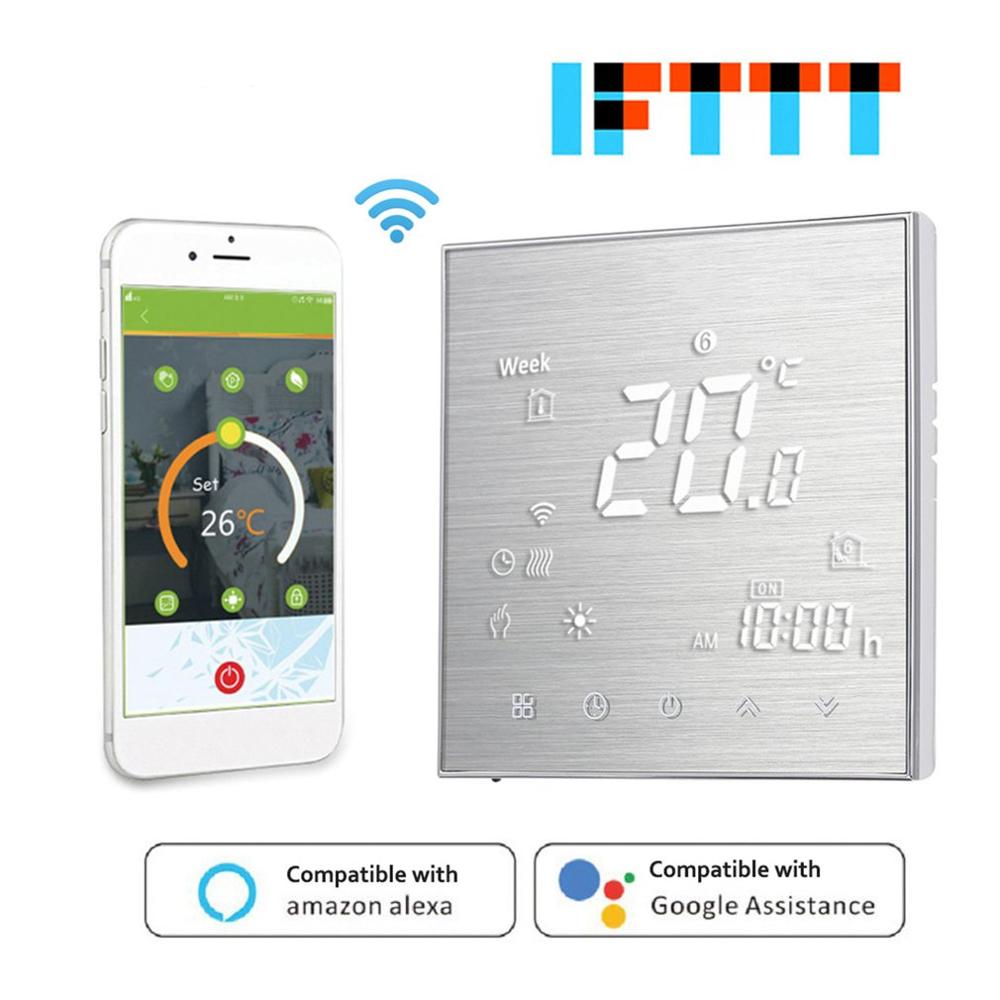 Wifi Voice Control Smart Water Thermostat Controller Water Heating Interface Digital Temperature Controller For European