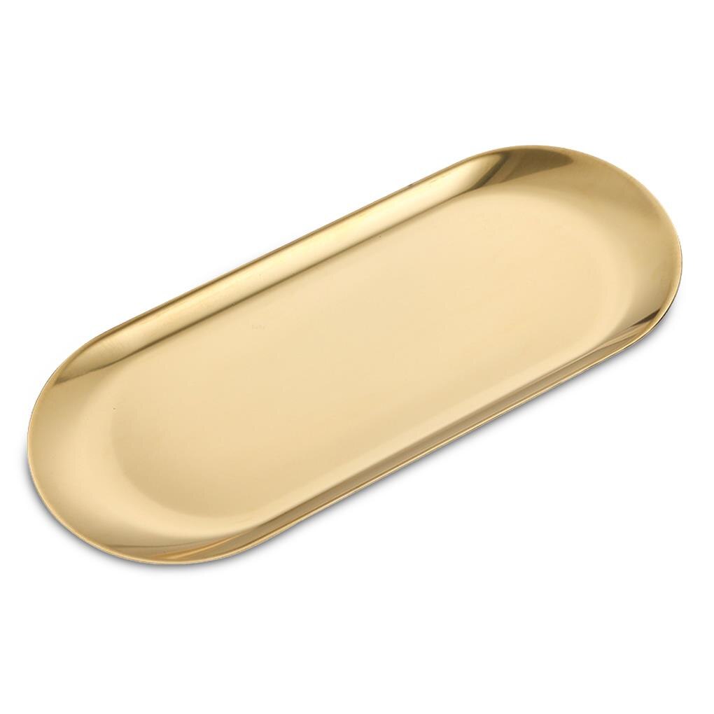Cake Storage Dining Plate Snack Western Bread Toast Dessert Tray Home Stainless Steel Dish Ring for Party Banquet