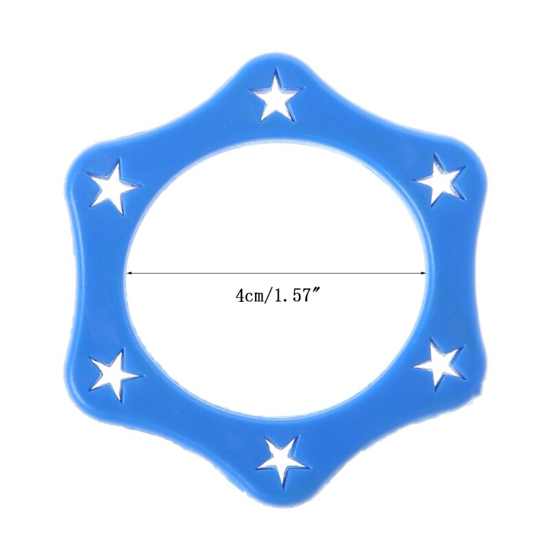 Nuovo 5 Pcs In Gomma Anti Slittamento Rullo Anello di Protezione Per Microfono Senza Fili Palmare