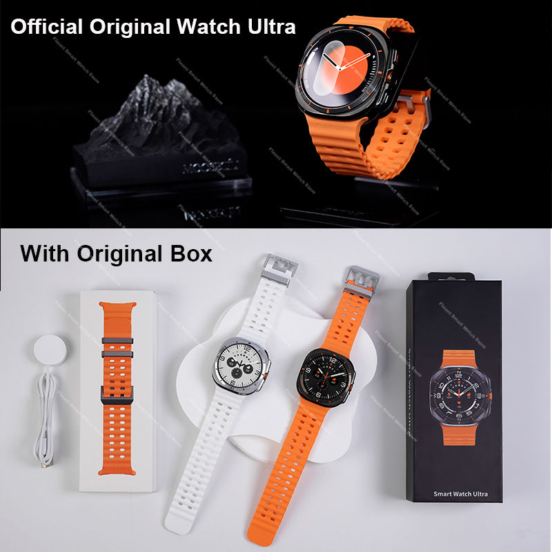 2025New Orologio originale Ultra Smartwatch 47mm AMOLED ChatGPT GPS NFC Bussola IP68 Orologio impermeabile Chiamata Bluetooth Smart Watch da uomo