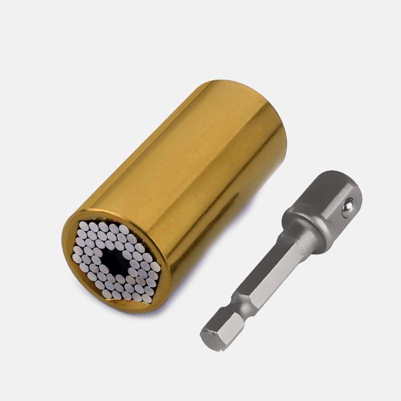 Universal Torque Wrench Head Set Socket Sleeve 7-19mm Power Drill Ratchet Bushing Spanner Magic Key Grip Hand Tools: 3