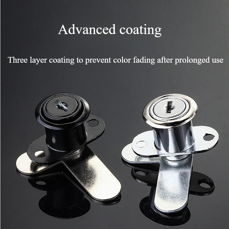 Serratura per porta dell'armadio doppia aperta Serratura per porta dei mobili con linguetta di svolta oposta a forma di 7