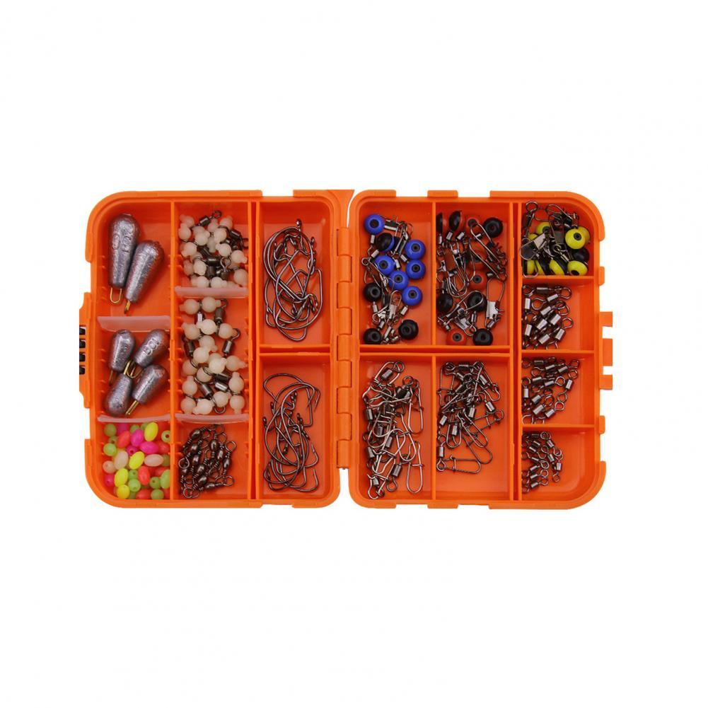 Kit de aparejos de pesca, accesorios de pesca resistentes al óxido, gran capacidad, multifunción, mano de obra fina, para entusiastas de la pesca