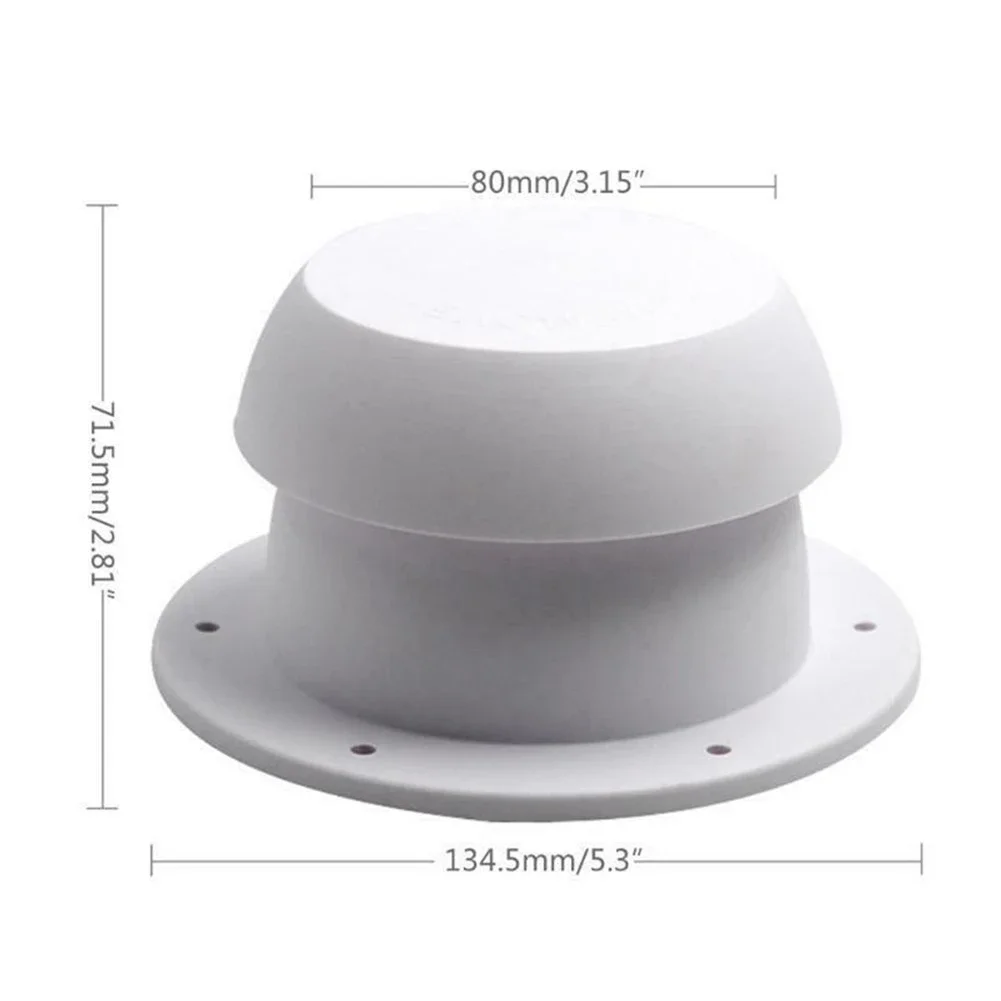 Rv Paddestoel Kop Air Vent Top Gemonteerde Uitlaat Ventilator Ronde Ventilatie Ventilatie Regendop Camper Accessoires Nieuw