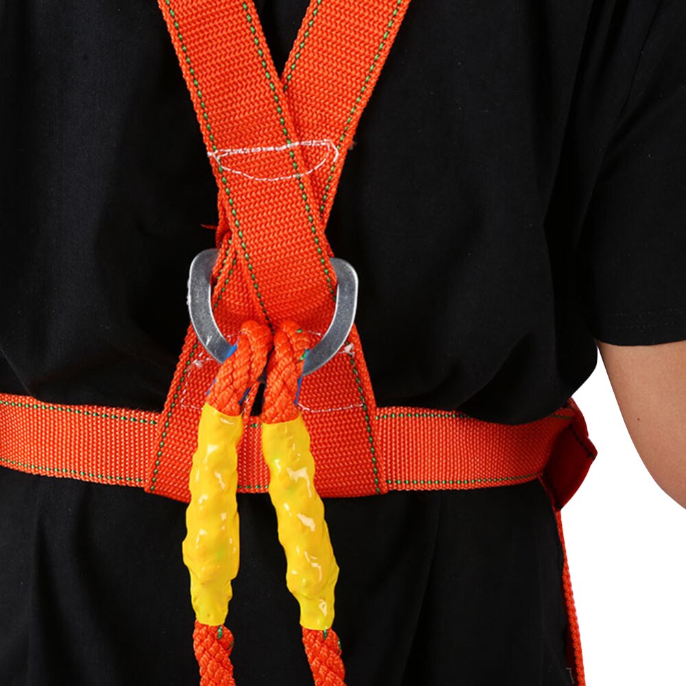 Outdoor Tools Aerial Work Safety Belt Five-Point Safety Fall Protection Adjustable High-Altitude Insurance Belt Cushioning Belt