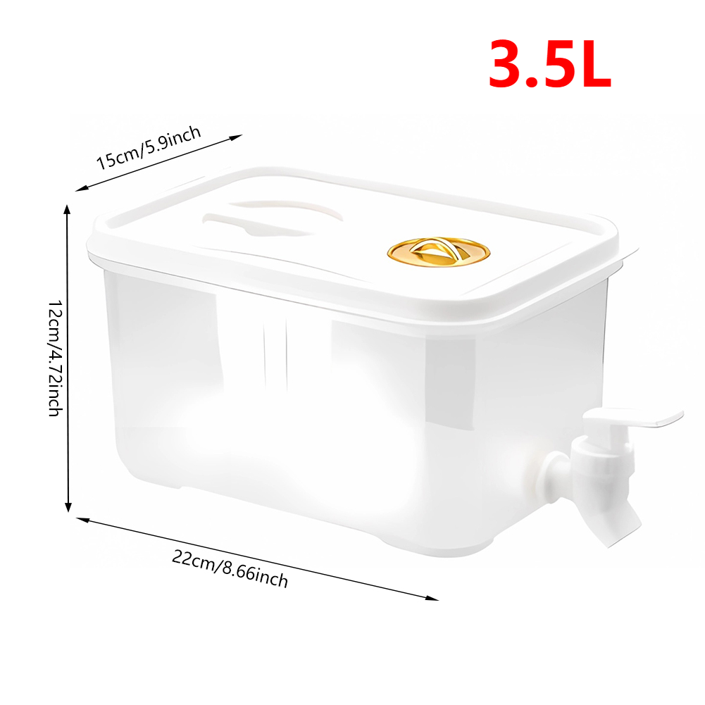 4L Koelkast Koelkan Plastic Koelkast Waterdispenser Multifunctionele Drankdispenser Grote Capaciteit voor Keuken Koelkast: Dof