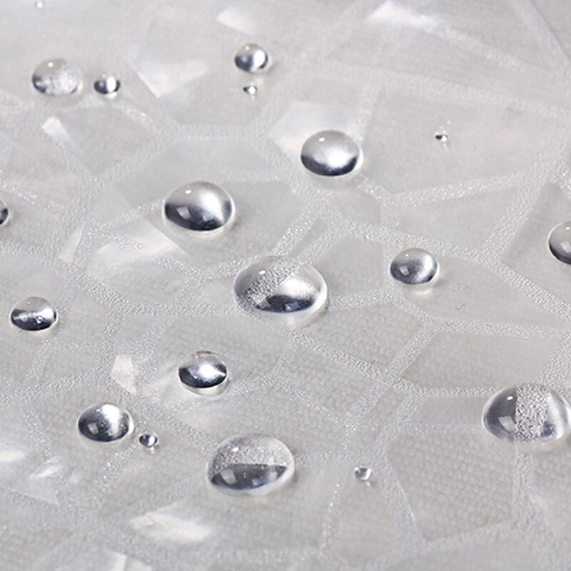 Tenda da doccia 3D tende da bagno trasparenti impermeabili a prova di muffa tenda da bagno moderna in EVA ambientale con ganci