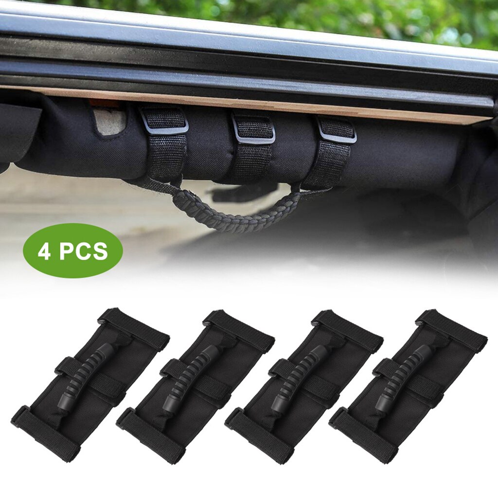 4x Roll Bar Grab Handles Fit for Jeep Wrangler YJ TJ JK JL Gladiator JT
