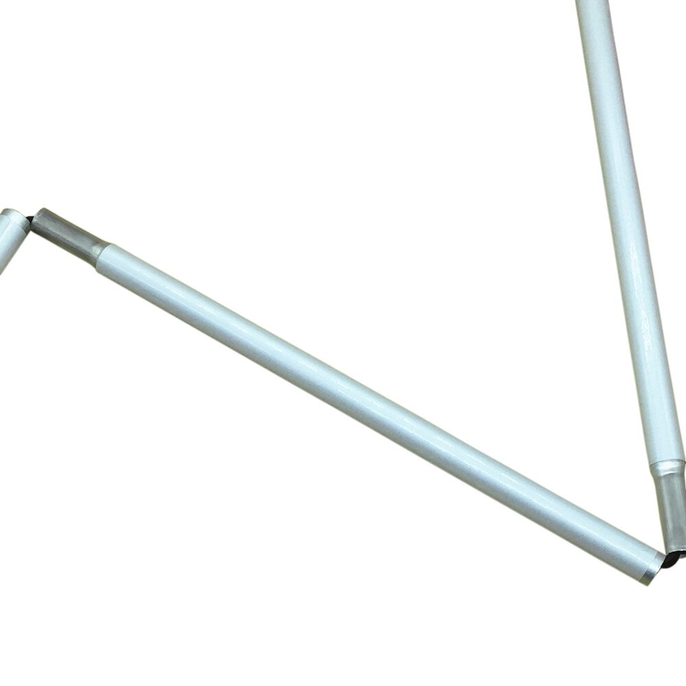 125cm, 130cm, 135cm, 140cm,145cm,150cm,155cm,  hvite aluminiumsrør med svart håndtak til persienner (bretter ned 7 seksjoner)