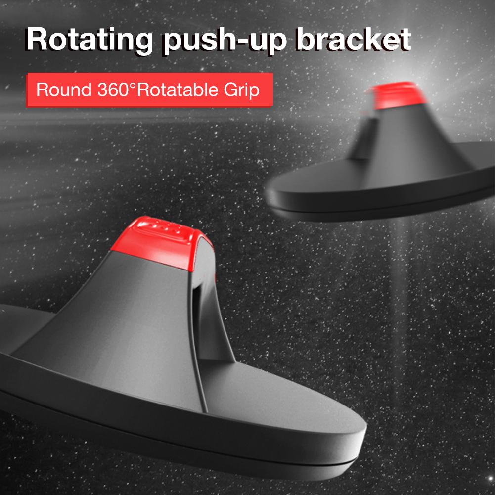 360 Rotatable Push Up Round Bars Non Slip Pushups Wide Handle Comfort Grips Workout Equipment Rotating Circular Push-up