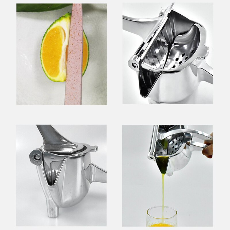 Aluminum Alloy Hand Pressure Juicer Lemon Apple Sugar Cane Juice Handheld Fruit Juicer Squeezer Kitchen Fruit Tool