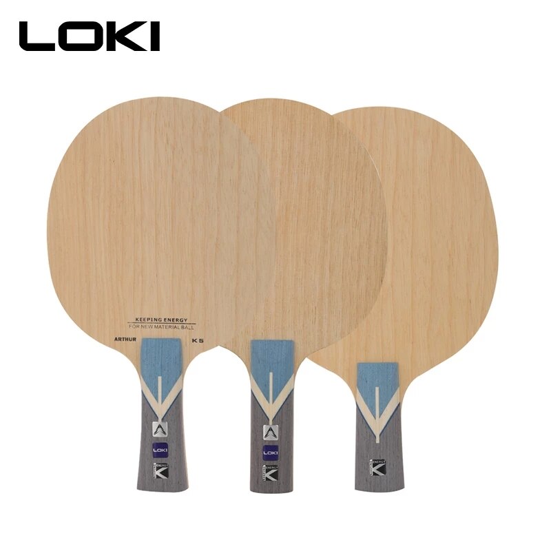 LOKI Arthur K5 Inner ALC Table Tennis Blade Aryl Carbon Ping Pong Paddle 7 Ply Table Tennis Racket for Fast Attack with Arc