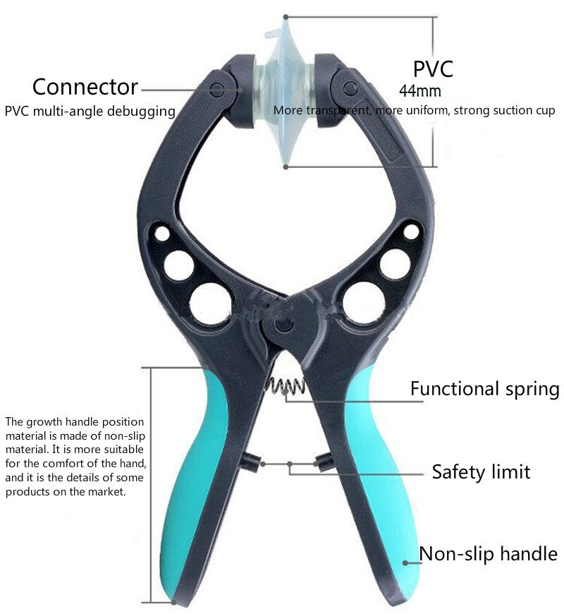Mobiele scherm splitstool, zuignap scherm reparatie, lcd splitter demontage, speciale zuignap scherm tool voor iphone samsung xiaomi