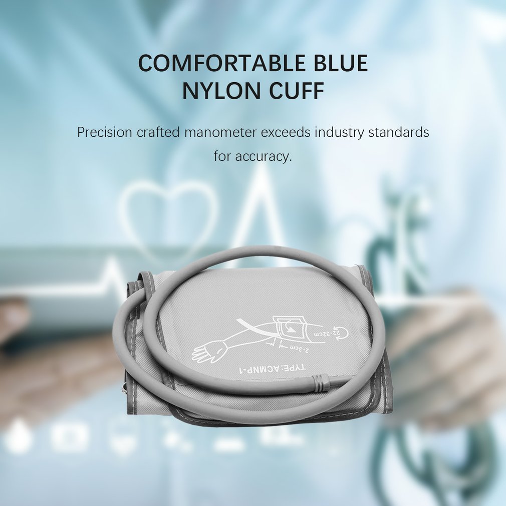 Tragbare 22-32 CM Arm Manschette Digitale MonitorPortable Einzigen Rohr Tonometer Manschette Für Blutdruckmessgerät Manometer Manschette