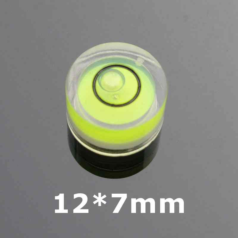 (100 Pieces/Lot) Spirit level vial Round bubble level mini spirit level Bubble Bullseye Level measurement instrument