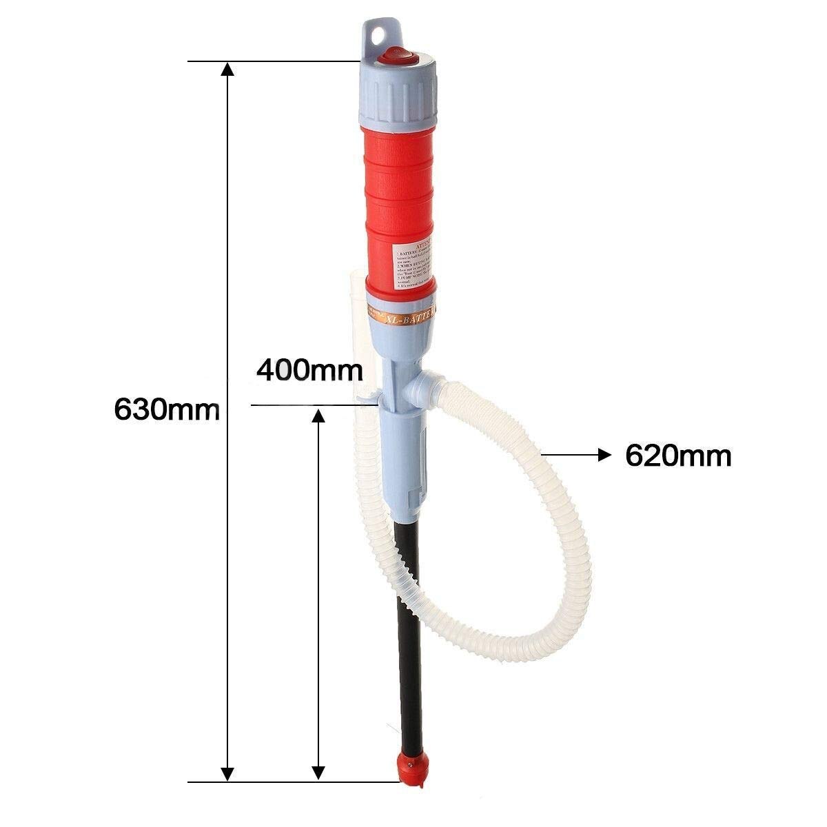 Electric Automatic Fuel Fluid Water Siphon Pump Battery Powered Gas Water Bathroom Pond