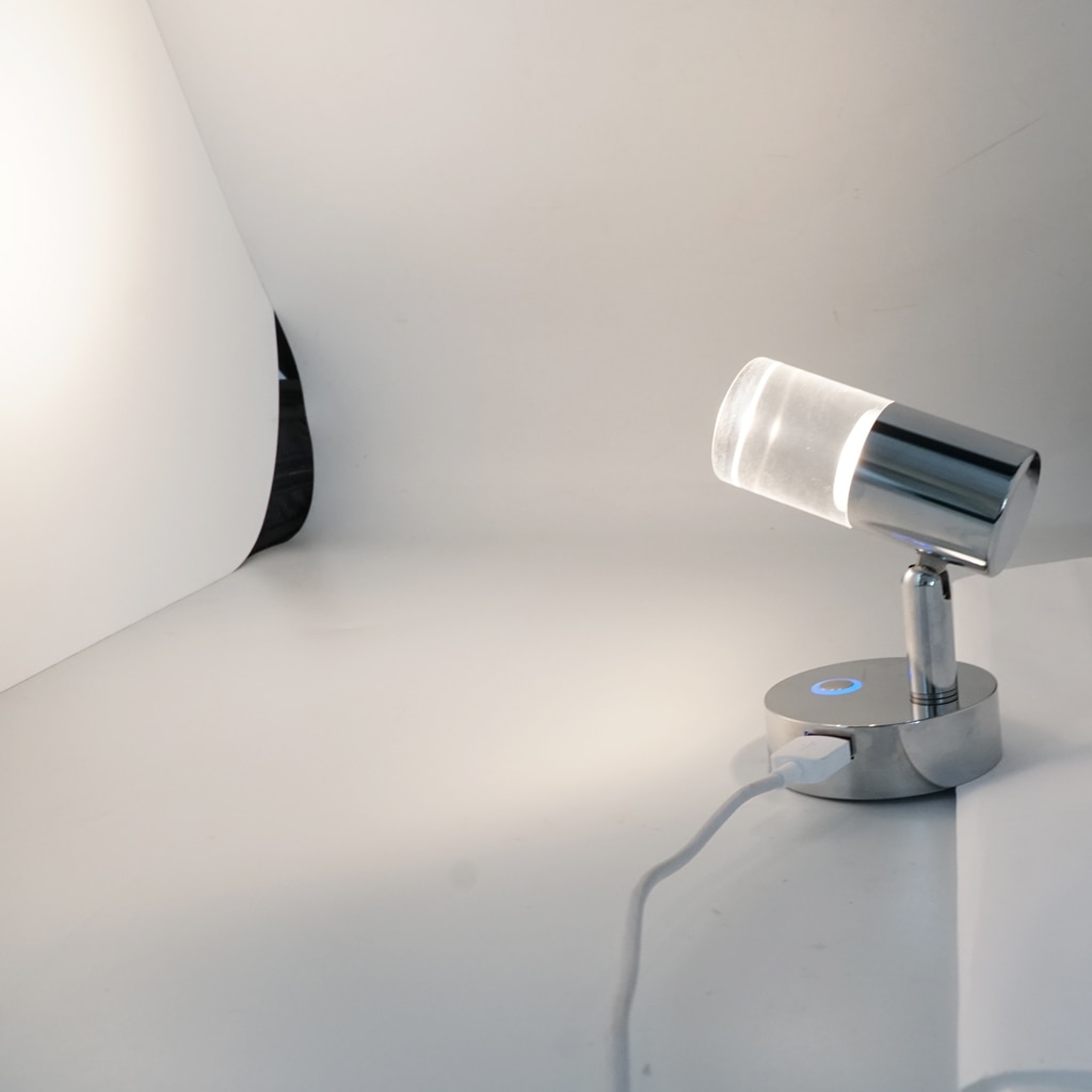 12V 3W LED Reading Light Headboard Touch Switch With USB Port