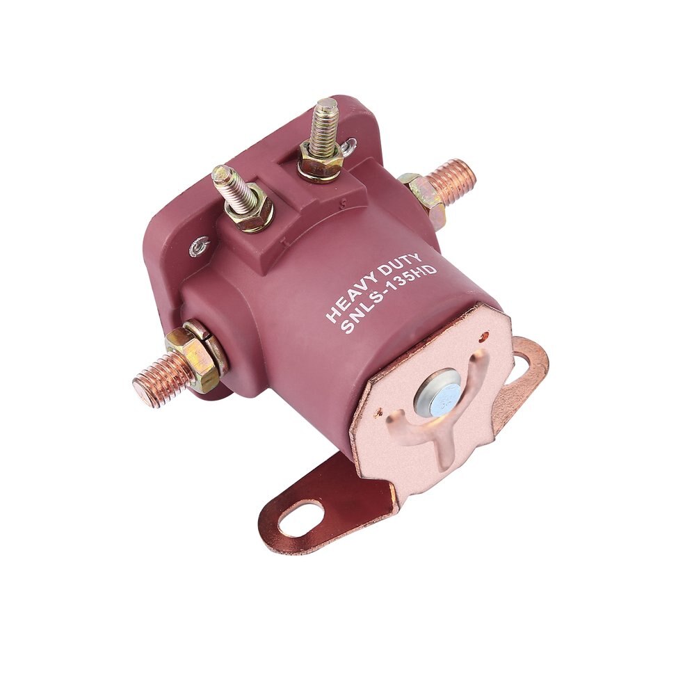12V Heavy Duty Red Solenoid Relay for Ford Starter Car Truck - SW3 - SNL135 Contactor Switch Engine Part Vehicle Accessories
