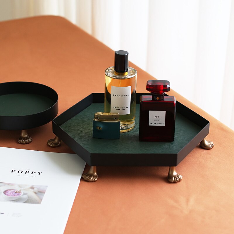 Metal Dice Storage Tray for DND Role Playing Table Games Dice Rolling Jewelry Cosmetic Storage Display Trays