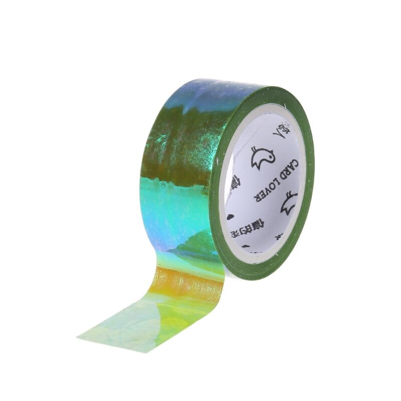 5m Rhythmic Gymnastics Decoration Holographic RG Prismatic Glitter Tape Hoops Stick