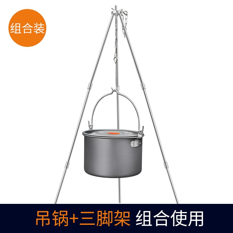 Aluminum Set Camping Travel Equipment Tableware Cookware Outdoor Hiking Camping Cooking Kuchenka Turystyczna Camping Supplies