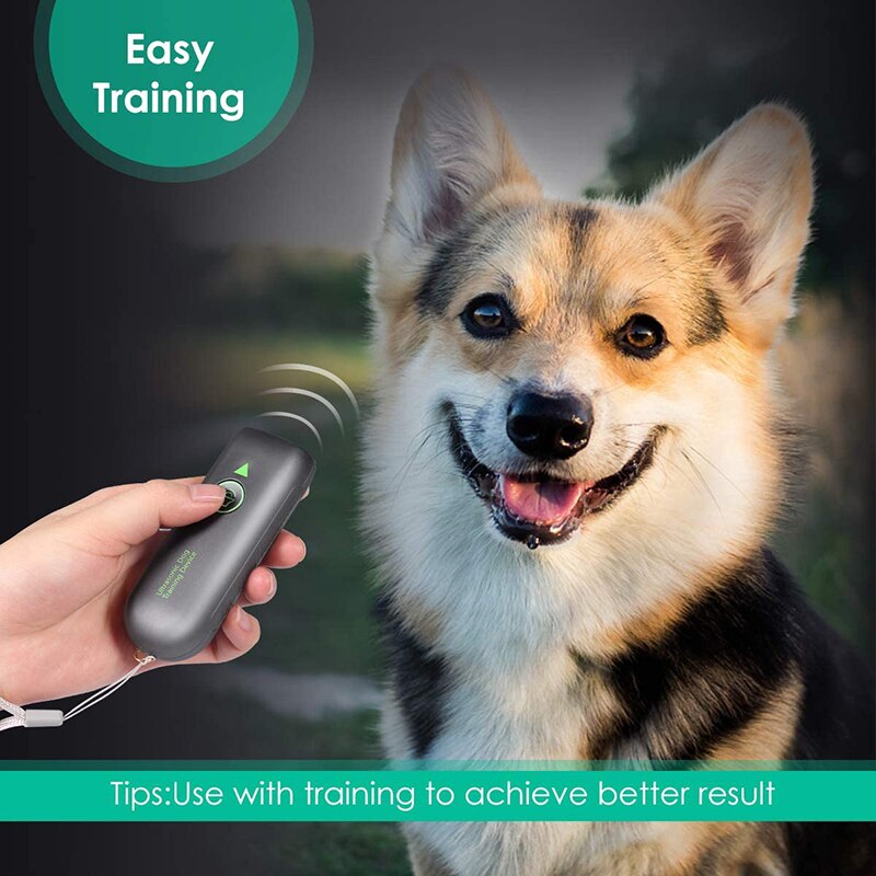 Benepaw Ultraschall Hund Repeller Gebaut-in Taschenlampe Anti Bellen Gerät 2-in-1 Sicher Hund Ausbildung Hilfe bellen Abschreckung