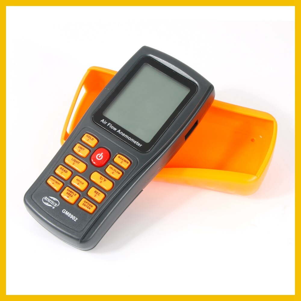 Digitaalinen tuulimittari tuulennopeusmittari ilmavirtausmittari, mittaus 0 ~ 45m/ s usb-käsituulimittarilla lämpömittari  gm8902- benetech