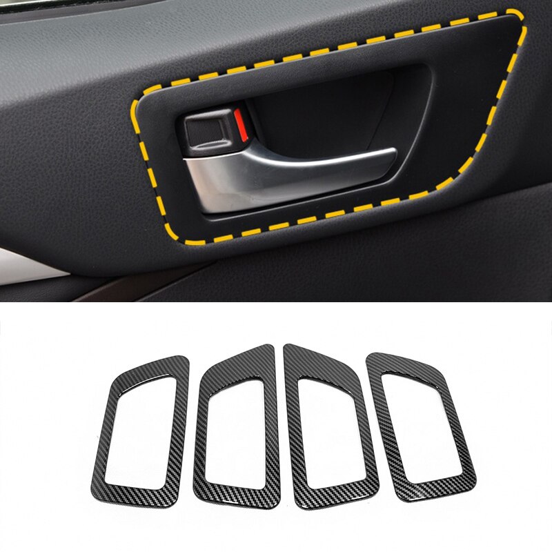 Voor highlander kluger 15 16 17 auto deur armsteun raam glas lift bedieningsschakelaar afdekking trim auto styling accessoires: Binnendeurkom 2