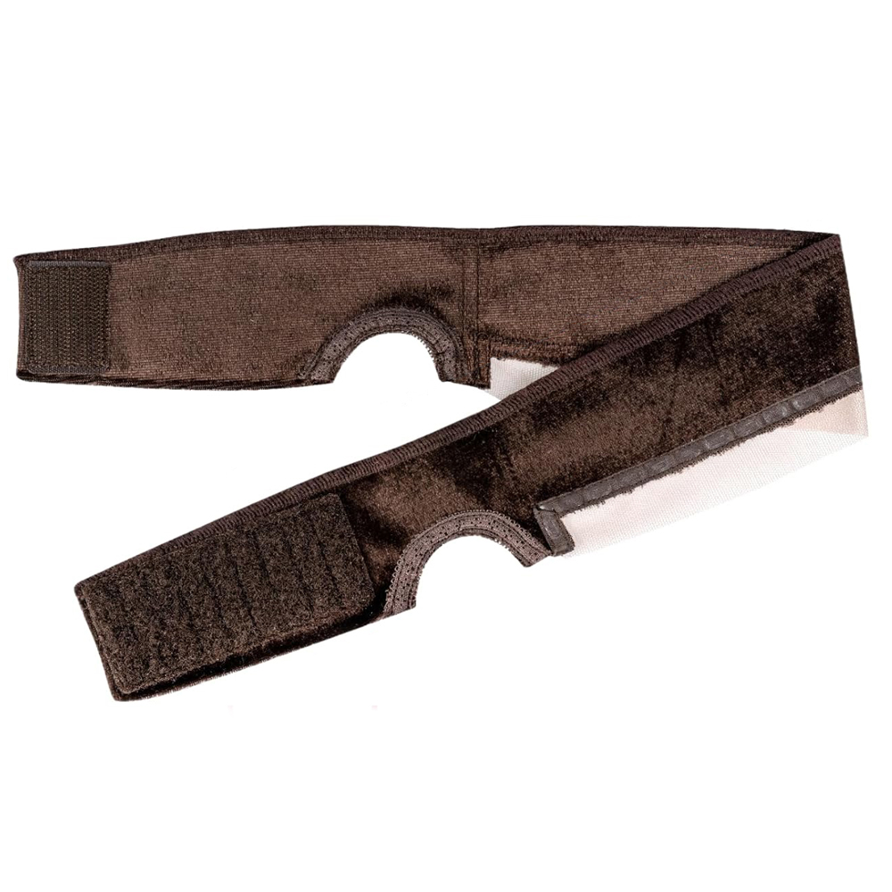 Fascia per parrucca in pizzo per donna, pinza per parrucca con bordi in pizzo naturale con ritagli per le orecchie, 1 fascia per parrucca regolabile antiscivolo: Luce blu