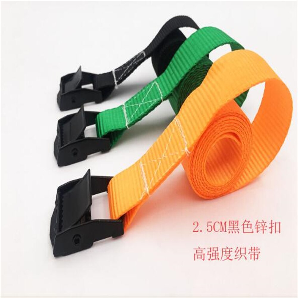 2.5cm1 inch press card buckle car cargo truck fast strap binding strap fastener fixing strap webbing 10 meters