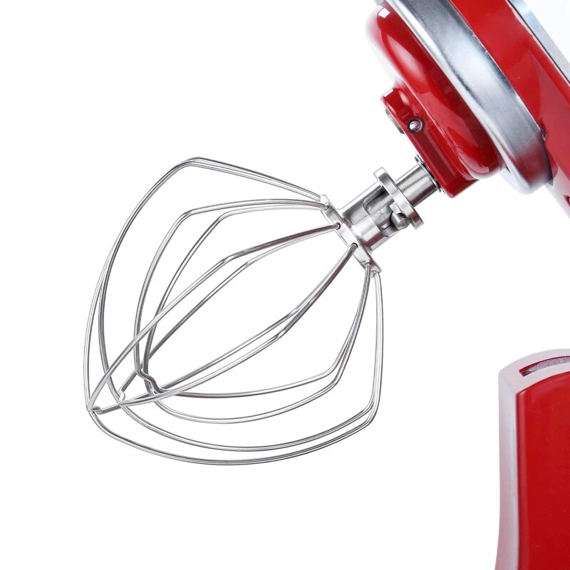 Electric Mixer Stainless Steel Wire Whip Replacement For KitchenAid K45WW for Blending, Whisking, Beating and Stirring