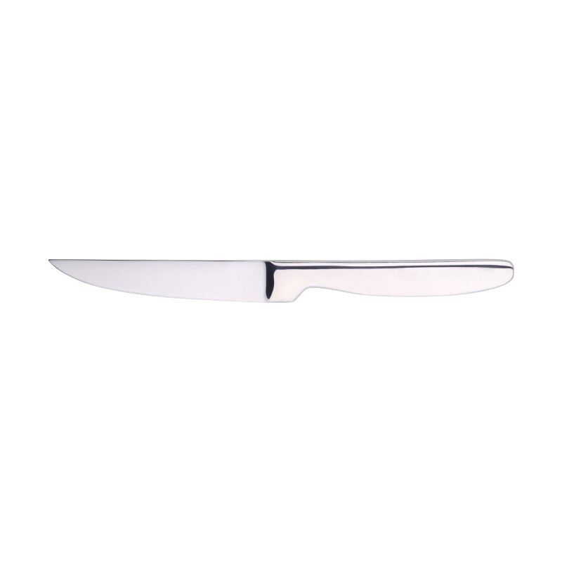 Køber stjerne knive i rustfrit stål 304 regnbuefarvet bestik skarpt bøfkniv sæt til middag 4- dele 8.6- tommer spisestel: Sølv 1-4 stk