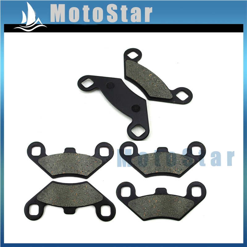 Pastillas de freno delantero y trasero para Polaris 500 Sportsman EFI HO