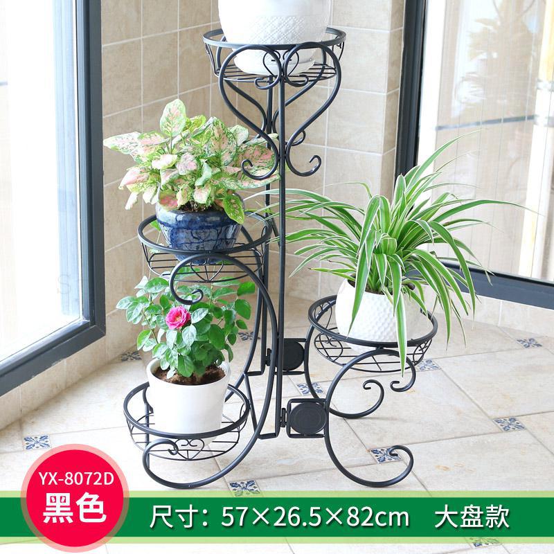 Europese bloemenrek ijzeren kunst meerlaagse vloer balkon binnen woonkamer groene lotus hanger orchidee potrek: Model 6