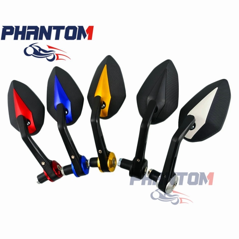 7/8 " stuuruiteinden spiegels ovale custom klassieke zijspiegels chopper bobber cafe racer atv quad achteruitkijkspiegels