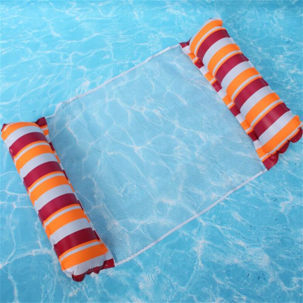Canapé gonflable pliable à double usage, lit-balançoire avec filet, hamac, piscine, rangée de jouets, 11 styles: 3