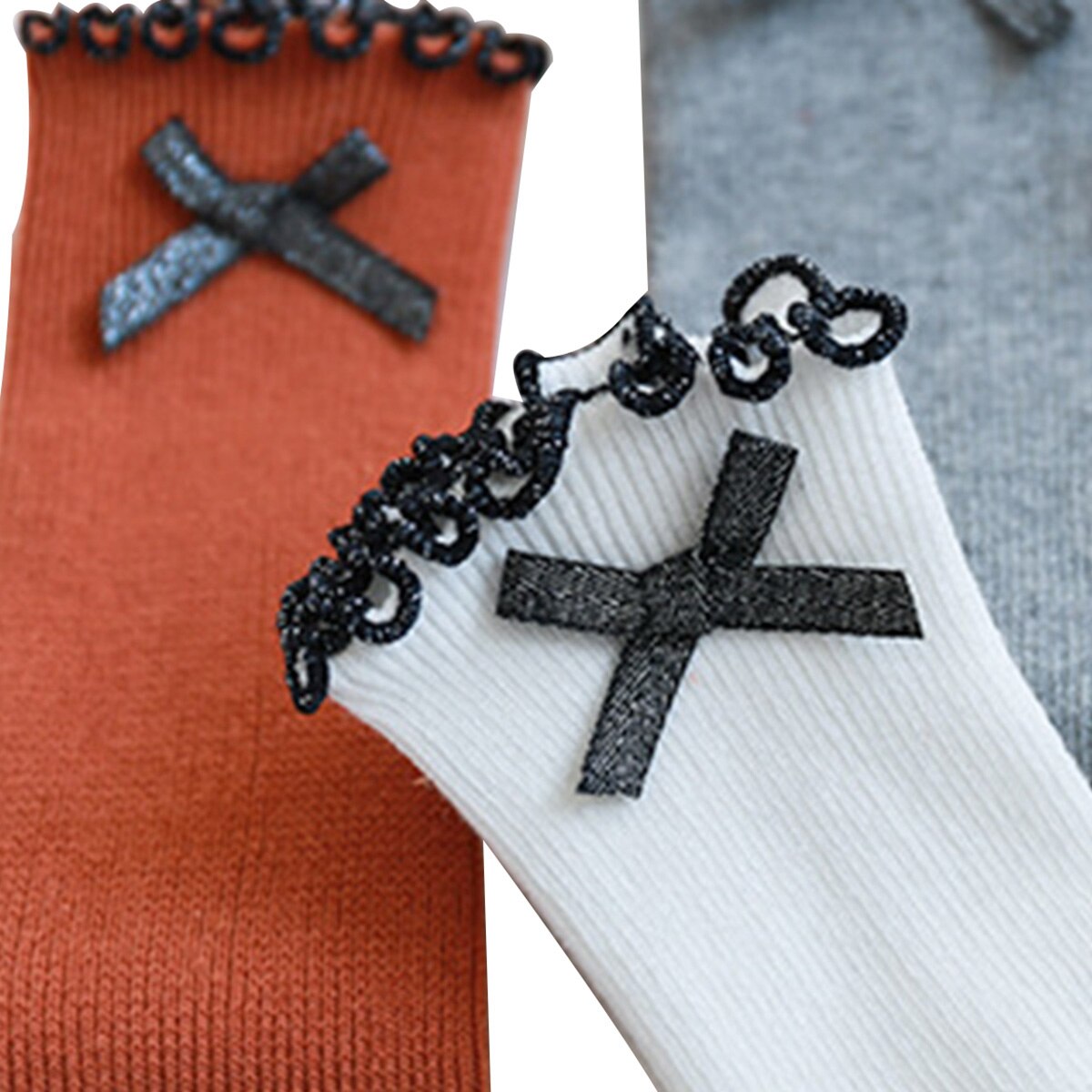 Maluch dziewczynek pończochy piękne wzburzyć plisowany dzianiny bawełniane ciepłe antypoślizgowe skarpety robić kolan na sukienka na co dzień