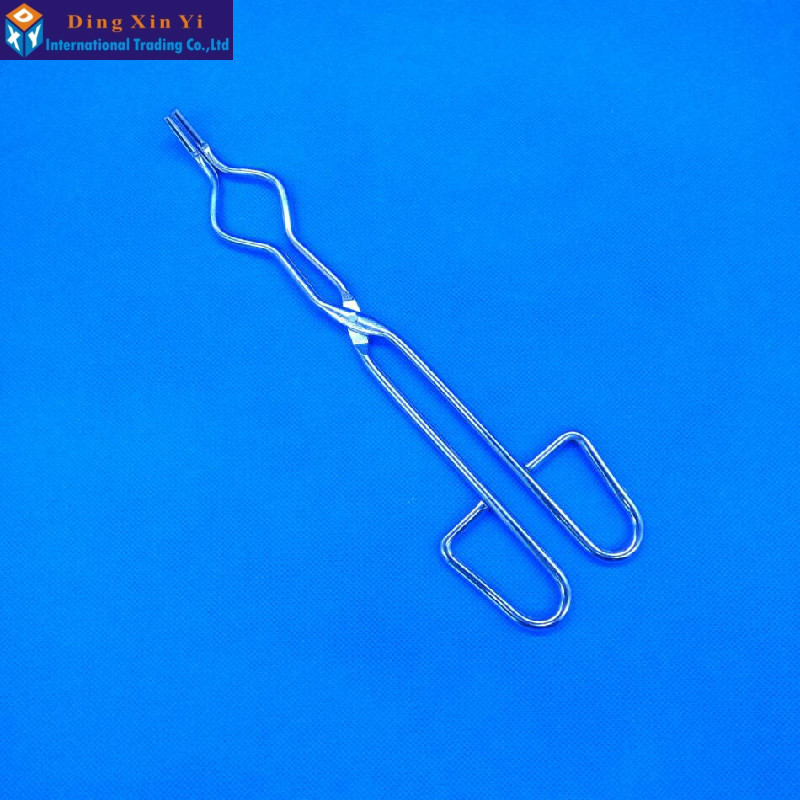 Pinzas de crisol de 25CM, proceso de chapado de cromo, laboratorio con las pinzas de crisol