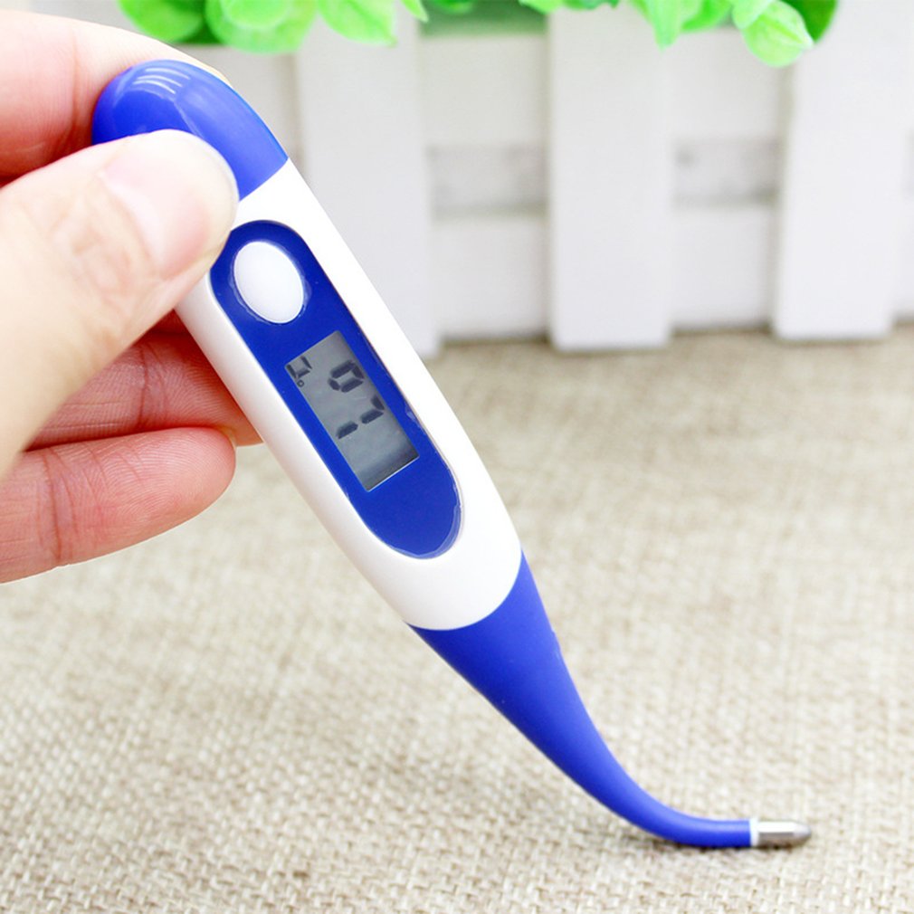 Bärbar elektronisk barntermometer mjukhuvud babytermometer miljöhem babytermometer