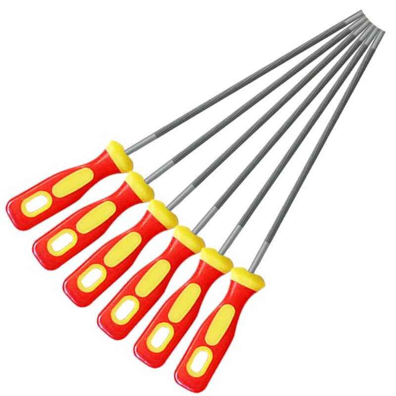 3 st runda högkolstålsslipande motorsågsåg kedjefilslipare för träslöjd motorsågsfil 4/4.8/5.5mm