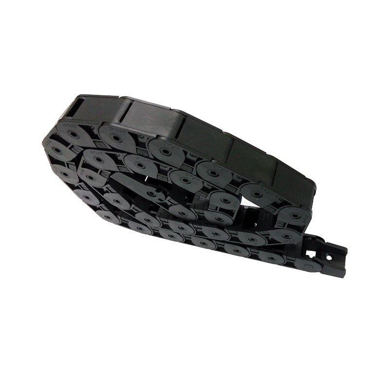 Jflo 1 meter 18 x 18mm tråd bärarkabel dragkedja halvsluten inuti öppnings draglina cnc router verktygsmaskiner