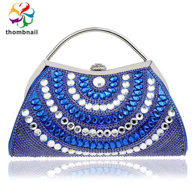 Zilveren kleur handtas bling portemonnee dames feest nachtclub avond clutch tas luxe diamant