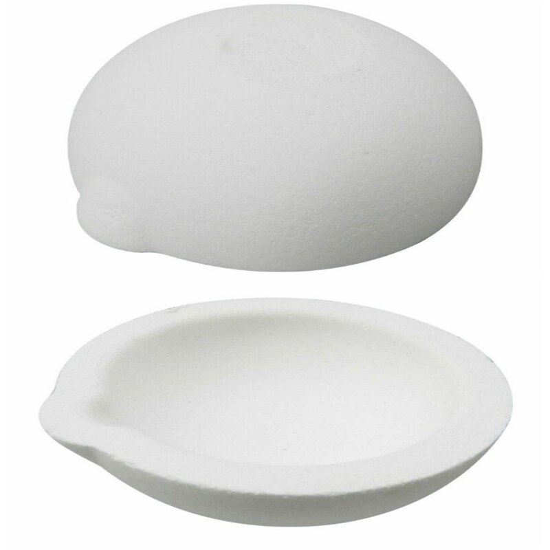 Sieraden Quartz Melt Gerechten Pot Smeltkroes Casting Keramische Kroes Voor Sliver Goud Platina Raffinage, 100G