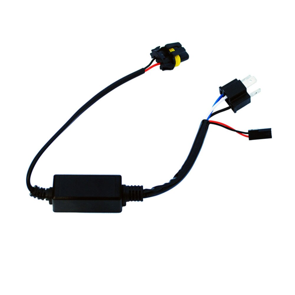 Wire Harness H4 Wire Harness HID Xenon Power Cable Connector Ballast Socket HID Wiring Adapter Conversion Kit High Low Connect