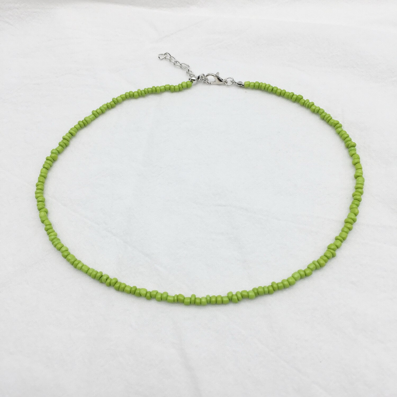 Proste koraliki Strand naszyjnik kobiety String z koralikami krótkie Choker naszyjnik biżuteria Chokers naszyjnik prezent plaża biżuteria Bijoux: 3