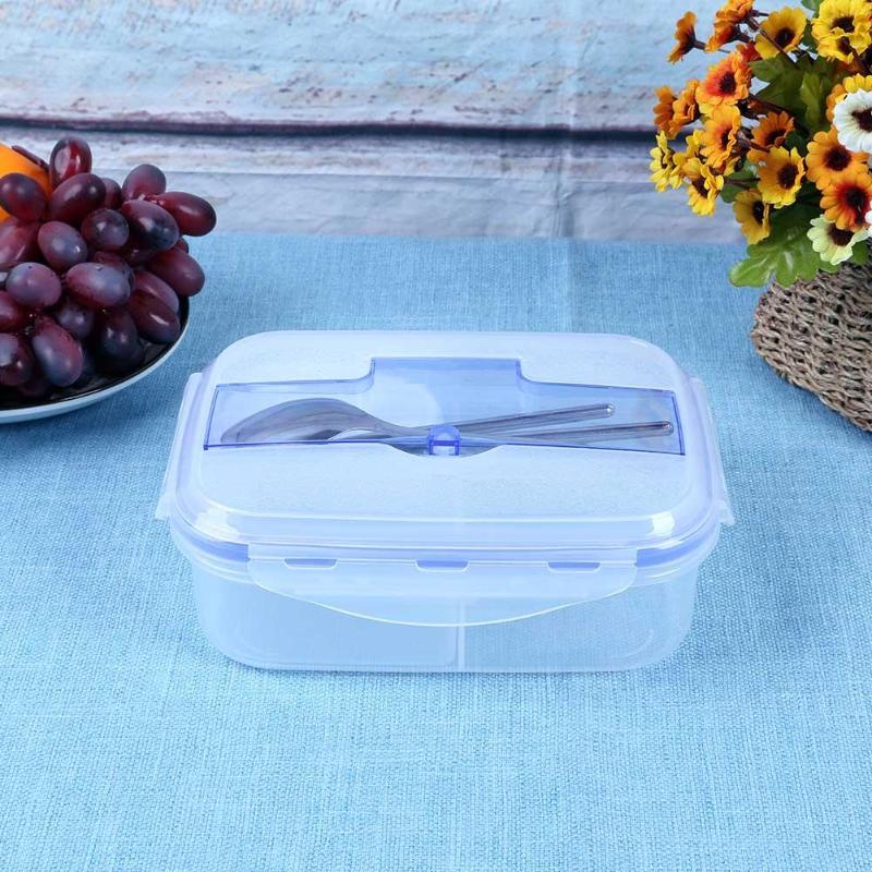 Heat Preservation Lunch Box Microwave Bento Food Container with Tableware