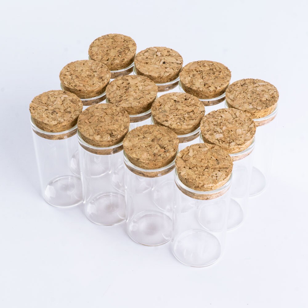 25Ml Diy Mini Wishing Glazen Flessen Kurk 30*60Mm Tiny Transparant Lege Potten Ambachten Souvenir Fles glas